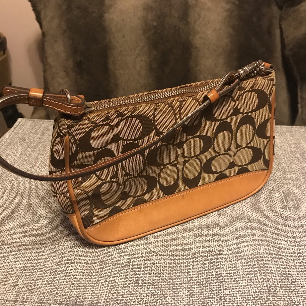 Coach Signature Jacquard bag-natural/brown
